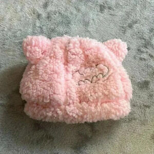 Batman - LIKE NEW - thick fleecy newborn  batman hat with bat ears